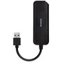 Aisens Hub USB 3.0 4 Puertos Tipo A, Negro, 15cm